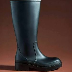 New never worn Jeffery Campbell Tall Rain Boots